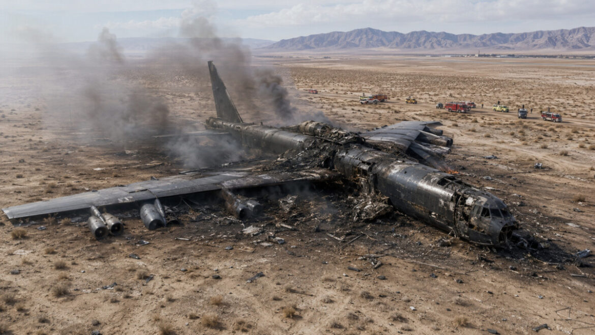 Аварія B-52 у Каліфорнії забрала життя 8 людей на базі Edwards. Що відомо про падіння бомбардувальника США.