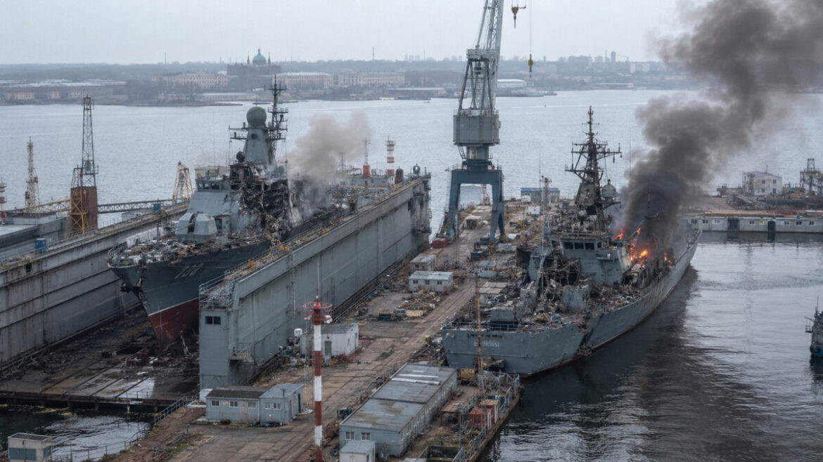 Удар по Кронштадту зачепив кораблі та портові об’єкти рф, Генштаб ЗСУ уточнює масштаби пошкоджень.
