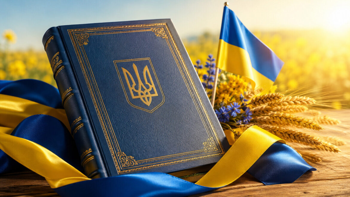 З Днем Конституції України 2026: щирі побажання, короткі СМС, офіційні привітання, тексти для військових, картинки та листівки українською до 28 червня.