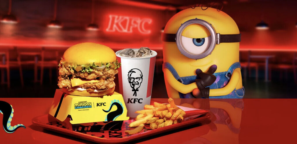 KFC запустив меню з посіпаками в Україні: скільки коштують Minion Box і жовті бургери
