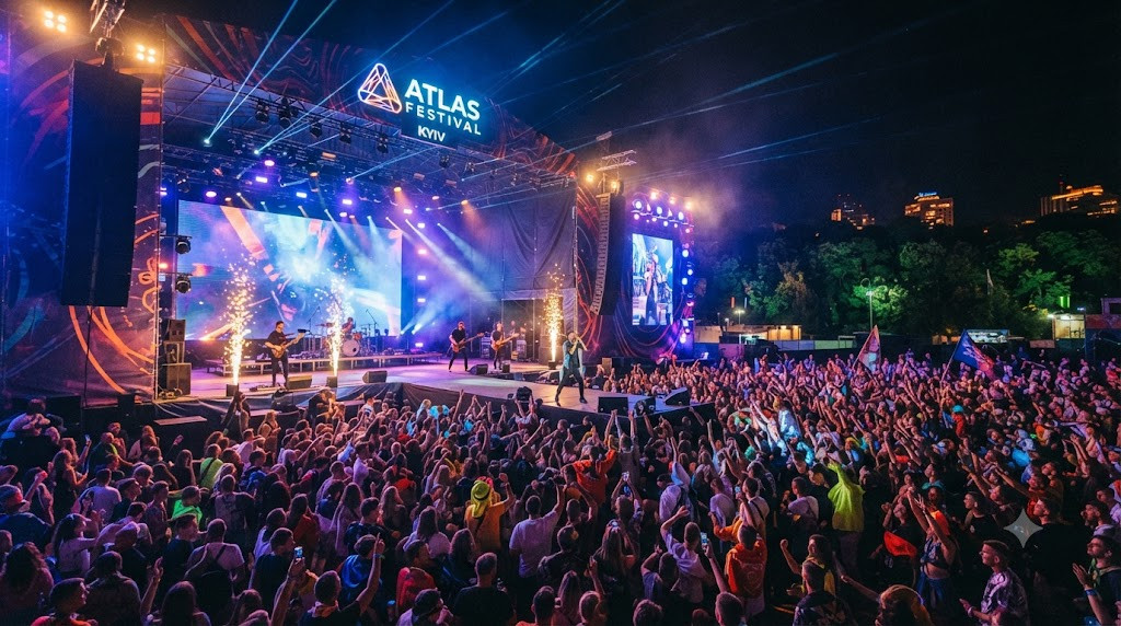 Де купити квитки на Atlas Festival 2026 у Києві: лайнап і програма на 17–19 липня