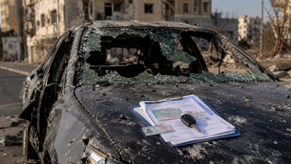 Як оформити знищений війною автомобіль: порядок звернення до поліції та МВС