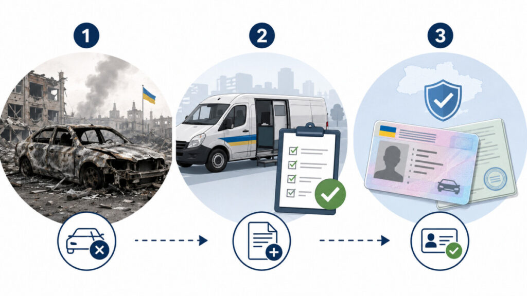 Як оформити знищений війною автомобіль: порядок звернення до поліції та МВС