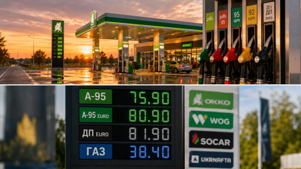 Ціни на пальне 20 липня 2026 різко зросли: нові тарифи OKKO, WOG, SOCAR і «Укрнафти»