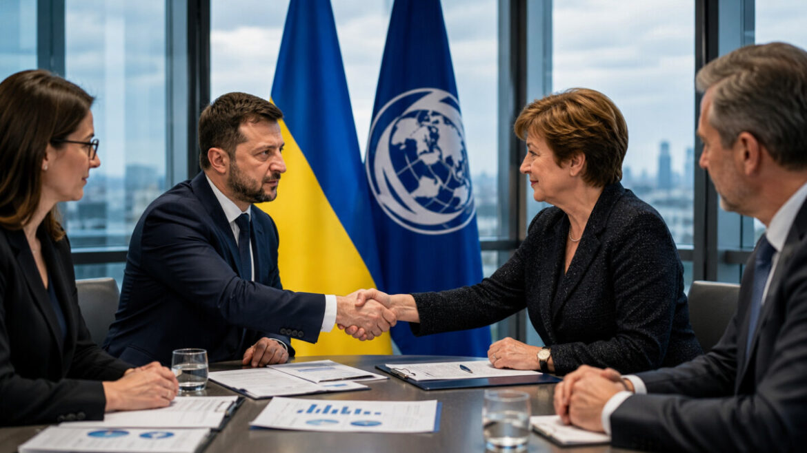 МВФ виділив Україні 690 млн доларів після перегляду програми EFF. Загальна сума виплат досягне 2,2 млрд доларів.