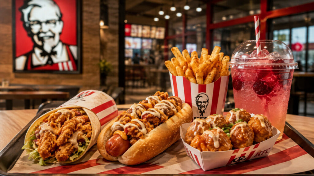 Нове меню KFC «Стріт Біт» 2026: ціни на шаурму, хот-доги та всі новинки