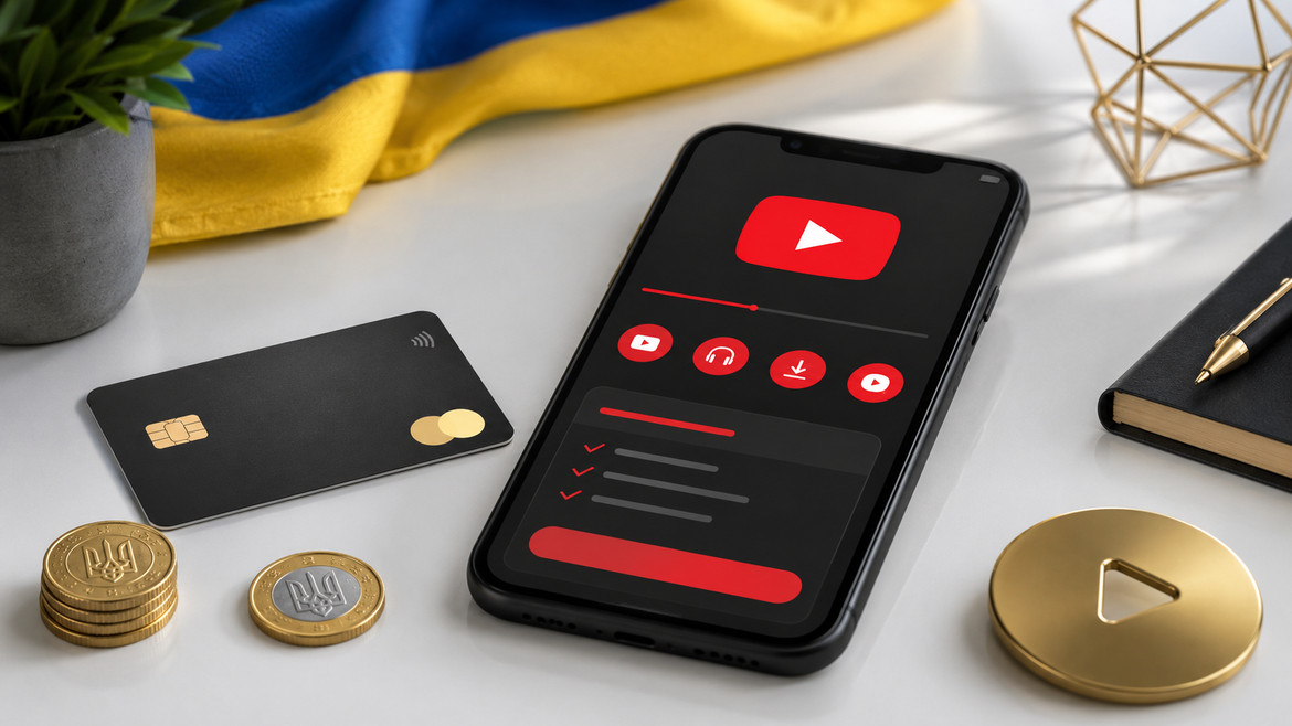 YouTube Premium в Україні подорожчав: індивідуальний тариф коштує 179 грн, сімейний 299 грн, студентський 109 грн на місяць.