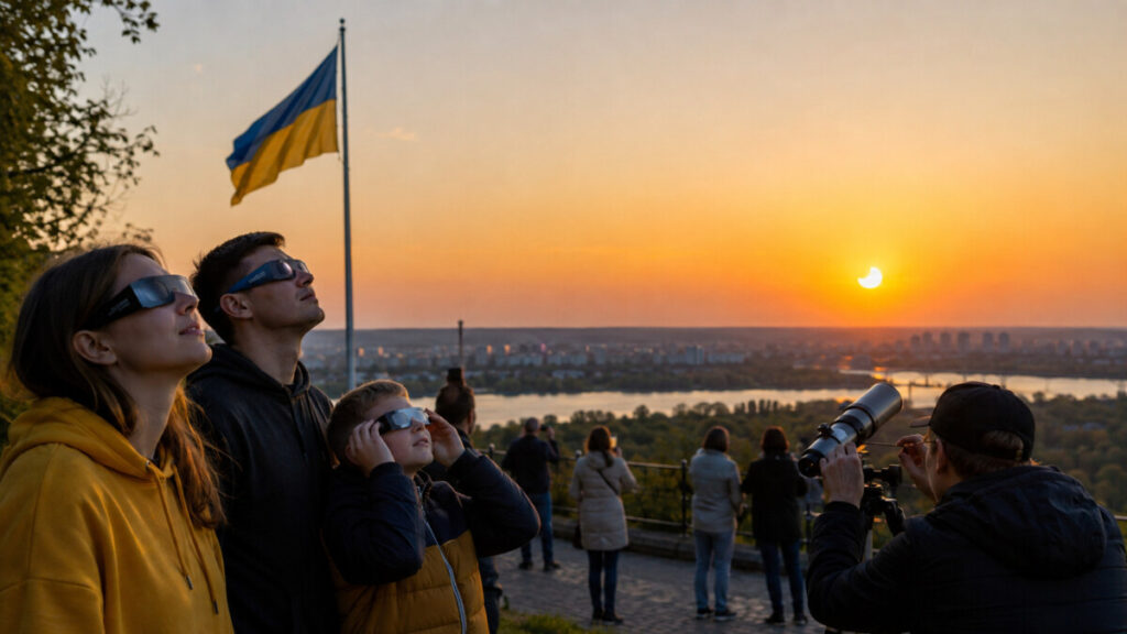 Сонячне затемнення 12 серпня 2026 року в Україні: точний час для Києва, Львова та Ужгорода