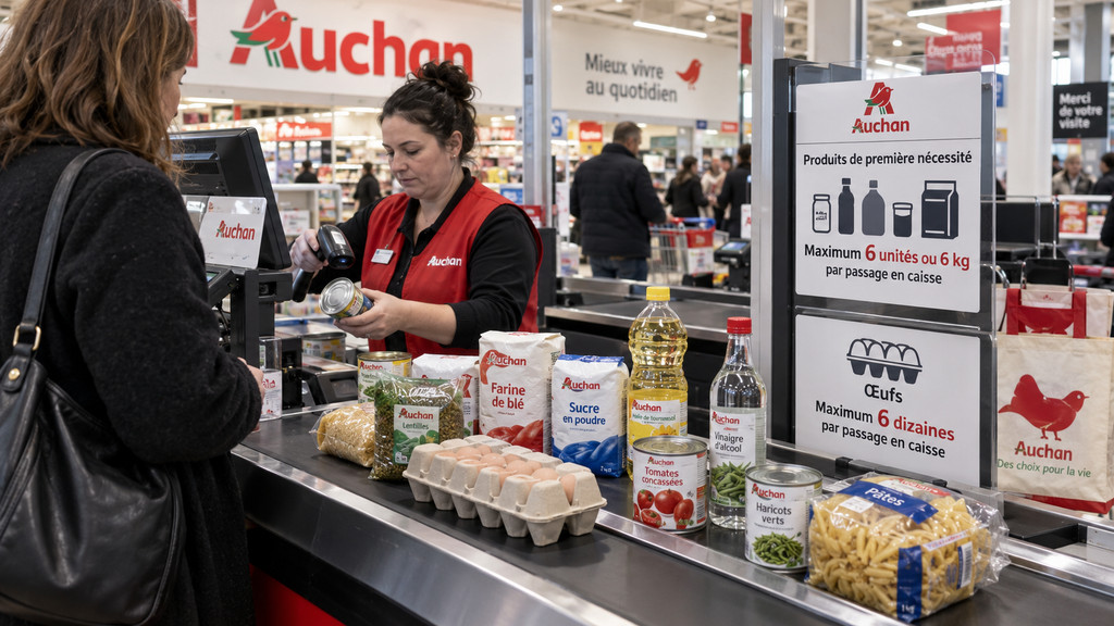 Ашан обмежив продаж продуктів в Україні: які товари потрапили під ліміт